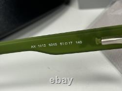 4 NOUVEAUX Lunettes Armani Exchange 1012 6045 Cadres Noir Vert Argent 51/17/140