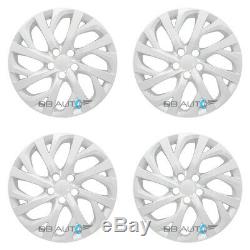 4 Nouveau 16 Argent Hubcaps Cerclée Enjoliveurs Pour 2009-2019 Toyota Corolla