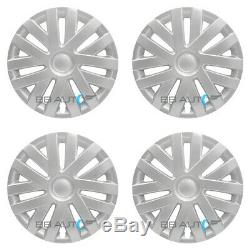 4 Nouveau 16 Argent Hubcaps Rim Enjoliveurs Set Pour 2010-2014 Volkswagen Vw Jetta