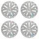 4 Nouveau 16 Argent Hubcaps Rim Enjoliveurs Set Pour 2010-2014 Volkswagen Vw Jetta