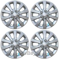 4 Nouveau 16 Argent Hubcaps Rim Enjoliveurs Set Pour 2013-2019 Nissan Sentra