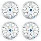 4 Nouveau 16 Pouces Argent Hubcaps Rim Enjoliveurs Set Pour 2012-2014 Ford Focus