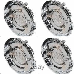 4 pièces de couvre-roue de voiture #9597721 pour Buick Enclave 2008-2017 Centre de jante chromé