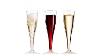 50 Plastic Champagne Flutes 5 Oz En Plastique Transparent Grillage Verres Jetables Mariage