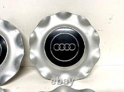 91-98 Audi 80 100 4PCS Bouchons de Centre de Roue Hubcaps Jante 4A0 601 165 B Authentique