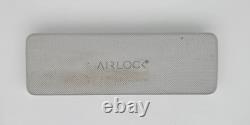 Airlock 3005 971 Monture de lunettes Ultra-Légère en Argent Cristal Pur et Transparent avec Étui