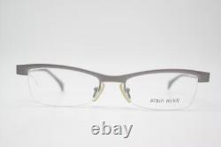 Alain Mikli 2703 Lunettes à demi-cerclage multicolores argentées neuves