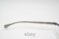 Alain Mikli 2703 Lunettes à demi-cerclage multicolores argentées neuves