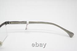 Alain Mikli 2703 Lunettes à demi-monture argentées multicolores neuves