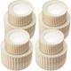 Assiettes En Plastique Ivoire Avec Bord Doré, Assiettes Jetables Robustes Pour Dessert