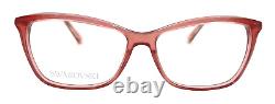 Authentiques et Nouvelles Lunettes de vue Swarovski Sk5314 074 54/14/140 en Rose avec étui