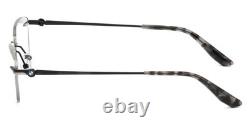 BMW BW5011 002 Monture de lunettes optiques en métal sans monture noir mat 56-17-150