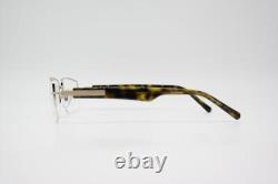 BULGARI 1027 Lunettes demi-cerclées argent et marron neuves