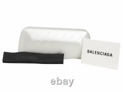 Balenciaga Bb0185o 001 Lunettes De Vue Femmes Noir/argent Full Rim Forme Ovale 53mm