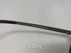 Betsy Johnson Lunettes Cadres Sassy Purple Silver 53-16-140 Full Rim Vi59