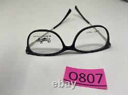 Brooklyn Heights Eyewear Marina Black Silver Ultem 52-16-140 Full Rim O807