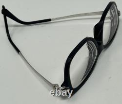CARTIER CT0067OA 002 140 Montures de lunettes Panthère noir et argent France E33