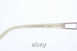 CAZAL 1002 Col 814 52/16-125 mm Montures Femmes Demi Cerclées Cristaux Argent Seulement