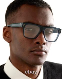 CHRISTIAN DIOR CD DiamondO S8I 1000 NOIR ARGENT-DORÉ LUNETTES AUTHENTIQUES 53-18