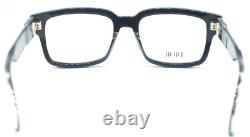 CHRISTIAN DIOR CD DiamondO S8I 1000 NOIR ARGENT-DORÉ LUNETTES AUTHENTIQUES 53-18