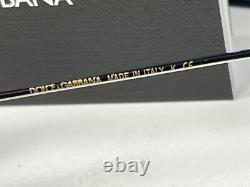 CINQ lunettes Dolce & Gabbana 5031 montures rondes bleues et argentées 51/19
