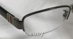 COACH CECILY HC5027 9084 Monture de lunettes demi-cerclée argent foncé/noir 52-17-135