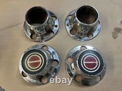 Caps de centre de roue en métal pour Ford Bronco Truck 1980-1996, ensemble de couvre-hubs 80-96 4x4 rouge