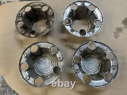 Caps de centre de roue en métal pour Ford Bronco Truck 1980-1996, ensemble de couvre-hubs 80-96 4x4 rouge