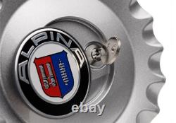 Capuchon de centre de jante ALPINA Set de 4 pcs avec clés BMW E65 E66 Alpina B6 B7