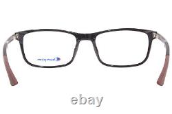 Champion CU Troika C01 Monture de lunettes pour hommes Noir Plein cadre Rectangulaire 58mm