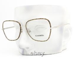 Chanel 2188J 127 Lunettes Marron Tortue / Argent 53mm avec Pochette