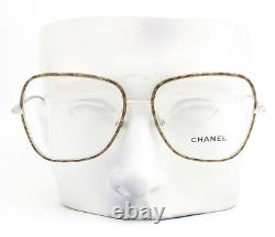 Chanel 2188J 127 Lunettes Marron Tortue / Argent 53mm avec Pochette