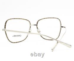 Chanel 2188J 127 Lunettes Marron Tortue / Argent 53mm avec Pochette