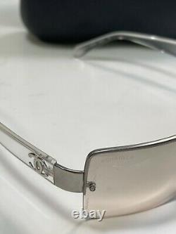 Chanel 4107-b Half Rim Gradation Lens Sanglasses, Fabriqué En Italie