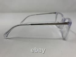 Chanel Lunettes Cadres3379 C. 660 Silver Clear 52-17-140 Italie Full Rim Ha00