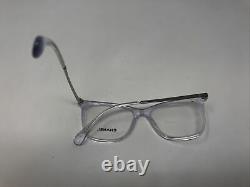 Chanel Lunettes Cadres3379 C. 660 Silver Clear 52-17-140 Italie Full Rim Ha00