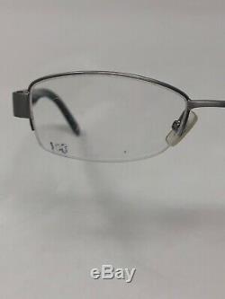 Chloe Cl1103 C03 Lunettes Cadre France Half Rim 49-19-135 Silver / Brown At03