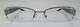 Christian Dior Cd3743 Argent Cdb Semi Rim Lunettes De Vue En Métal Cadre 53-18-135 Sd