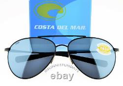 Costa Del Mar Piper Shiny Black W Silver Grey Mirror 580p Pip 101 Osgp