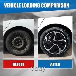 Couvre-roues universels de 17 pouces, enjoliveurs à clipser pour voiture, camion, SUV, ensemble de 4