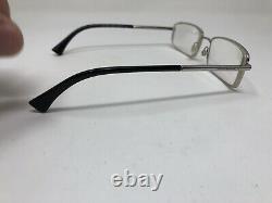 Emporio Armani Eyeglass Frame Ea 1003 3015 54-16-135 Silver Black Full Rim Hs34