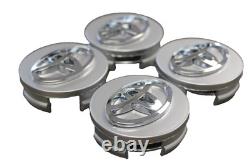 Ensemble de 4 pièces de couvre-roues centraux de Toyota 62 mm I Cache-roues en chrome