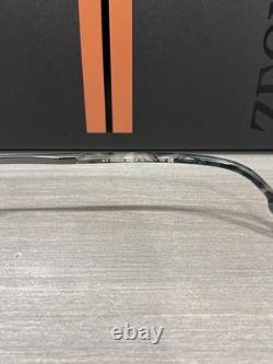 Ermenegildo Zegna EZ 5266 012 Monture de lunettes aviateur argentée à demi-rim 59-14-145