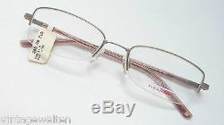 Eschenbach Stable Titanflex-brille Demi Bord Élastique Argent Marron Taille M