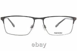 Flexon E1014 033 Lunettes De Vue Gunmetal Pour Homme Cadre Optique Full Rim 56mm