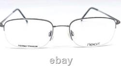 Flexon par Marchon 606 Gunmetal lunettes de créateur authentiques 54-19