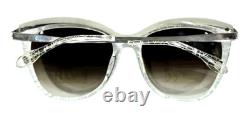 Fysh 2026 242 Beige Argent Femmes Montures de Lunettes de Soleil Authentiques à Cerclage Complet 55-18-140