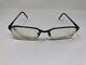 Giorgio Armani Lunettes De Vue Cadre 1045 1285 52-19-140 Gunmetal Half Rim Italie Li54