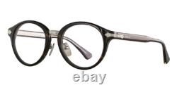 Gucci GG0066O 001 50 Montures de lunettes de créateur noires et argentées 50-20