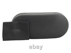 Hugo Boss Lunettes 0604 807 Noir / Argent Hommes Cerclée Cadre Optique 54mm